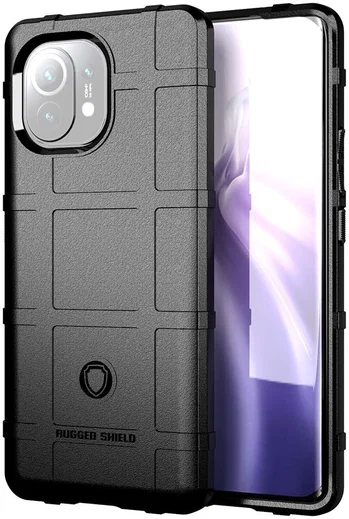 Xiaomi Mi 11 Hoesje Shock Proof Rugged Shield Zwart afbeelding 1