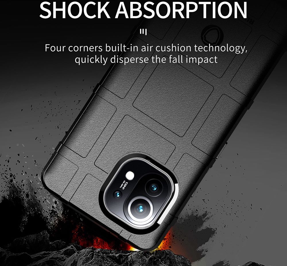 Xiaomi Mi 11 Hoesje Shock Proof Rugged Shield Zwart afbeelding 3