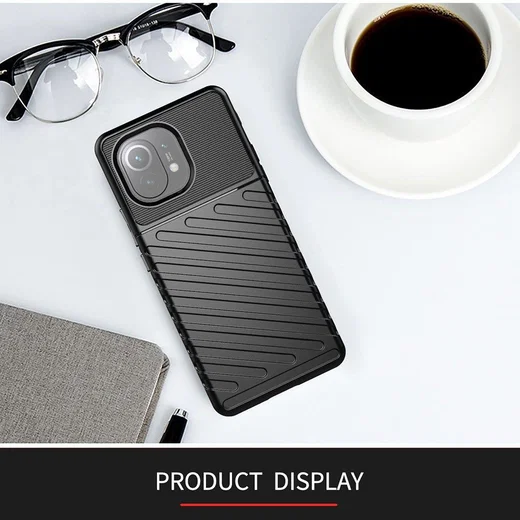 Xiaomi Mi 11 Thunder Series Hoesje Back Cover TPU Blauw afbeelding 10
