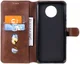 Xiaomi Redmi Note 9T Hoesje Portemonnee Retro Book Case Bruin afbeelding 1