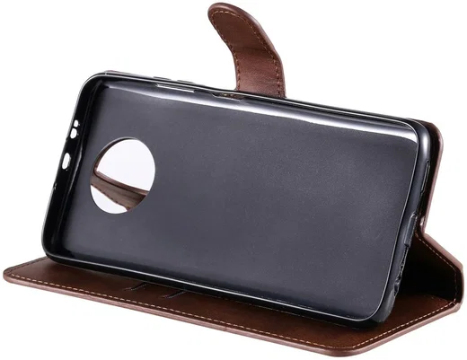 Xiaomi Redmi Note 9T Hoesje Portemonnee Retro Book Case Bruin afbeelding 14