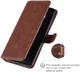 Xiaomi Redmi Note 9T Hoesje Portemonnee Retro Book Case Bruin afbeelding 7