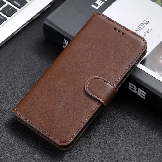 Xiaomi Redmi Note 9T Hoesje Portemonnee Retro Book Case Bruin afbeelding 2