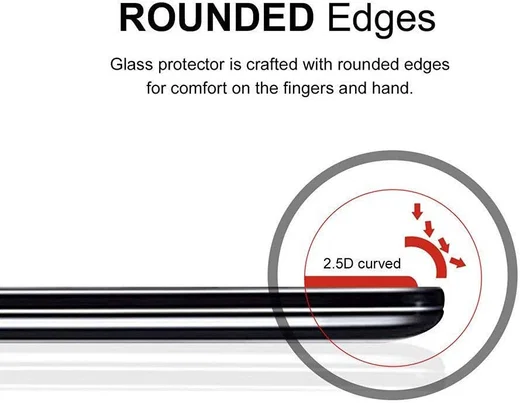 Huawei P Smart 2021 Screen Protector 0.3mm Arc Edge Screen Protector afbeelding 2