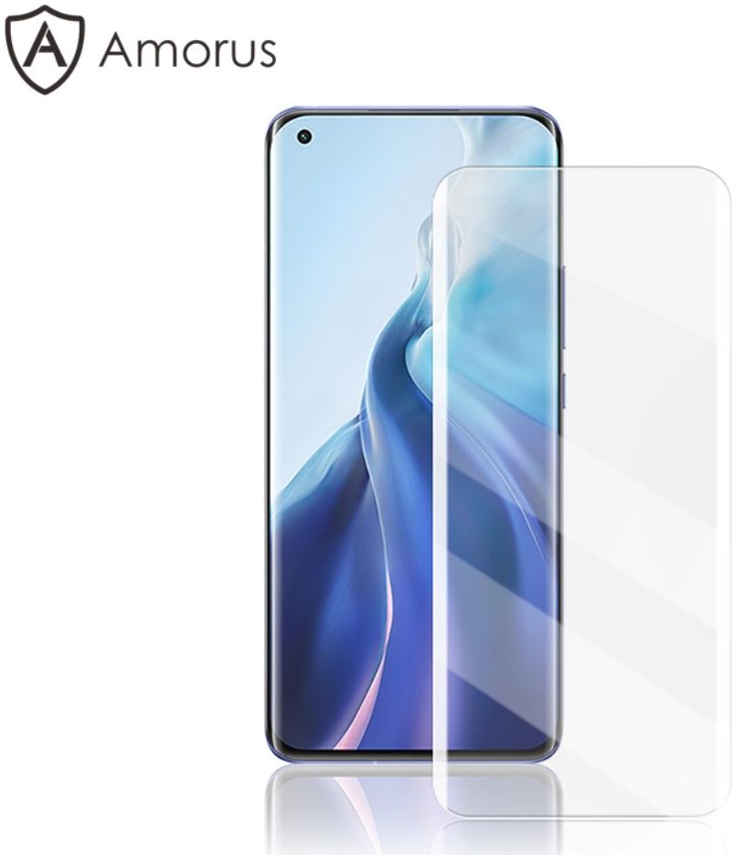 Xiaomi Mi 11 Screen Protector 3D Tempered Glass Liquid Glue afbeelding 1