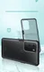 OnePlus 9 Pro Hoesje TPU Hybride Back Cover Mat Transparant/Zwart afbeelding 6