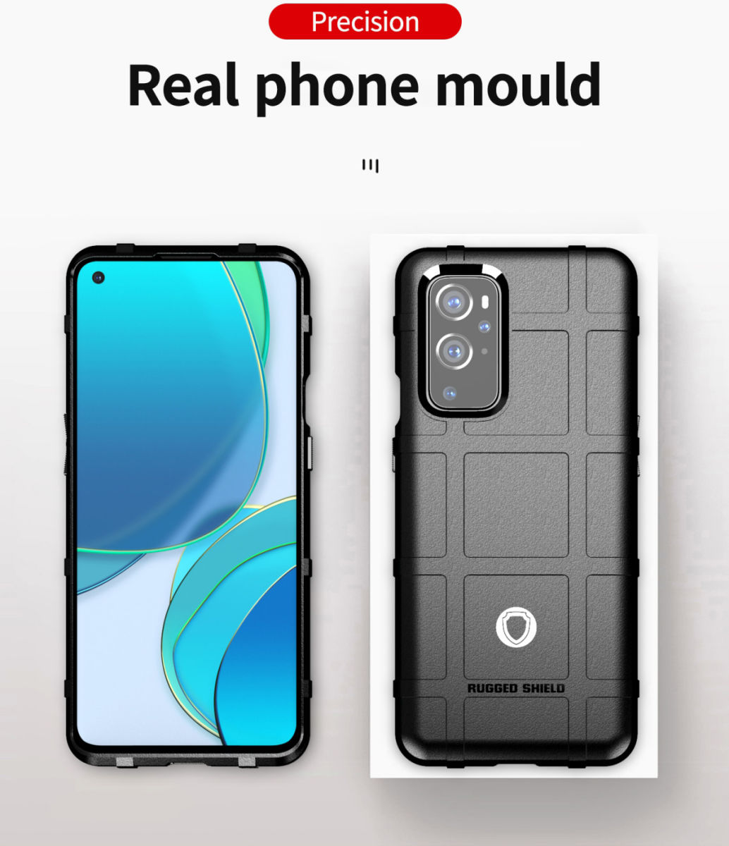 OnePlus 9 Pro Hoesje Shock Proof Rugged Shield Back Cover Groen afbeelding 8