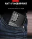 OnePlus 9 Hoesje Twill Thunder Texture Back Cover Blauw afbeelding 10