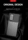 OnePlus 9 Hoesje Twill Thunder Texture Back Cover Blauw afbeelding 5