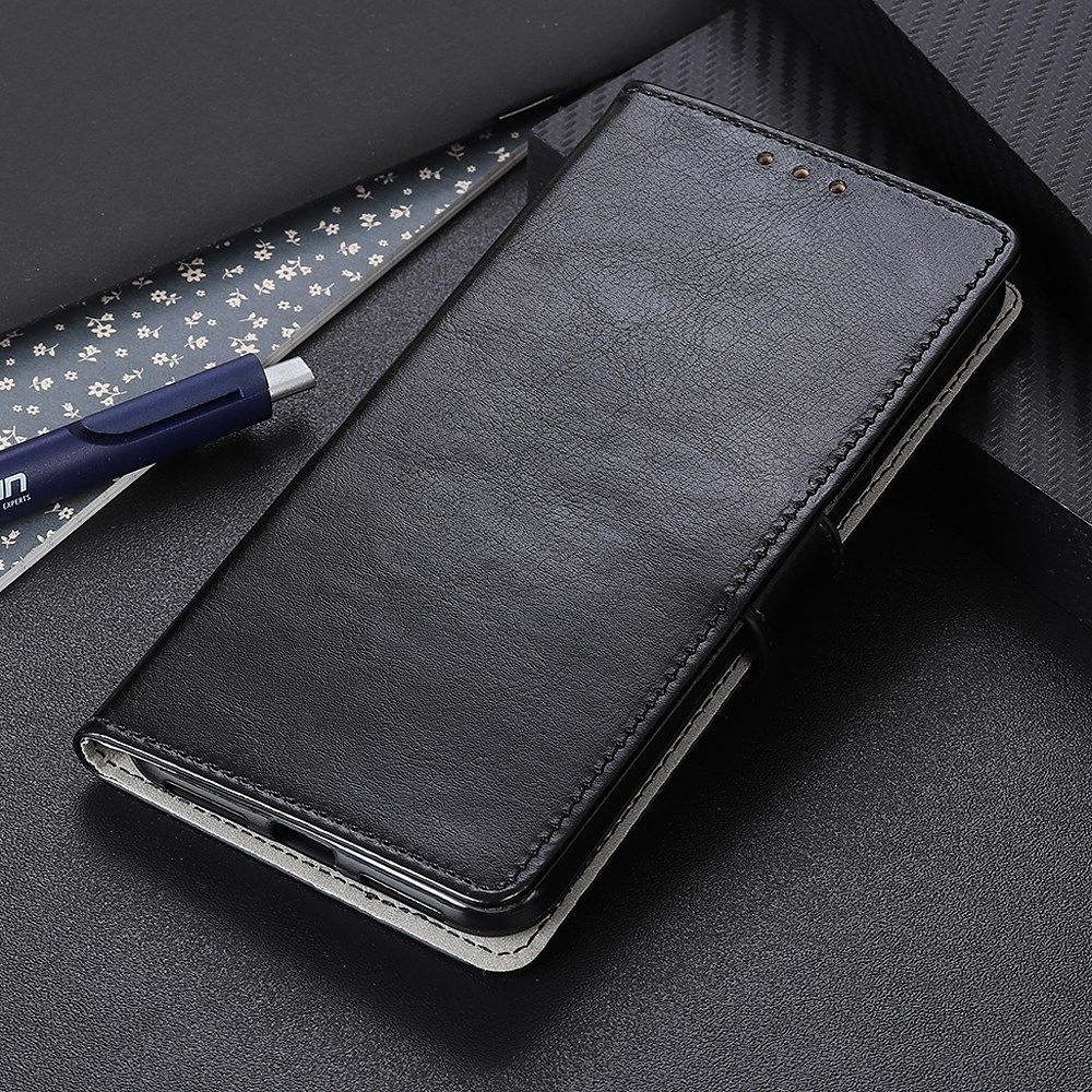 OnePlus 9 Hoesje Wallet Book Case Kunstleer Zwart afbeelding 2