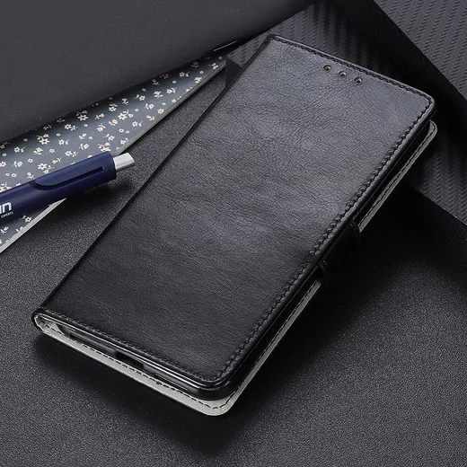 OnePlus 9 Hoesje Wallet Book Case Kunstleer Zwart afbeelding 2