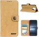 KHAZNEH Nokia 5.4 Hoesje Retro Wallet Book Case met Stand Geel afbeelding 5
