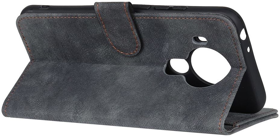 Nokia 5.4 Portemonnee Hoesje met Standaard Kunstleer Zwart afbeelding 7