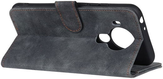 Nokia 5.4 Portemonnee Hoesje met Standaard Kunstleer Zwart afbeelding 7