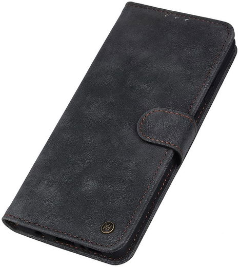 Nokia 5.4 Portemonnee Hoesje met Standaard Kunstleer Zwart afbeelding 8