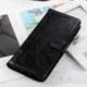 Nokia 5.4 Hoesje Wallet Book Case Kunstleer Zwart afbeelding 3