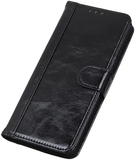 Nokia 5.4 Hoesje Wallet Book Case Kunstleer Zwart afbeelding 8