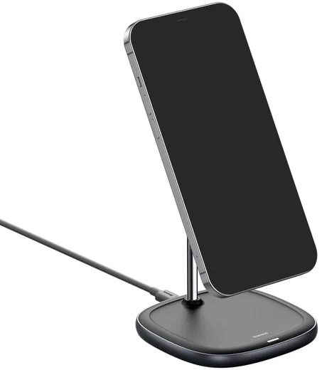 Baseus Bureau Houder Draadloos Opladen 15W voor Apple MagSafe Zwart afbeelding 3