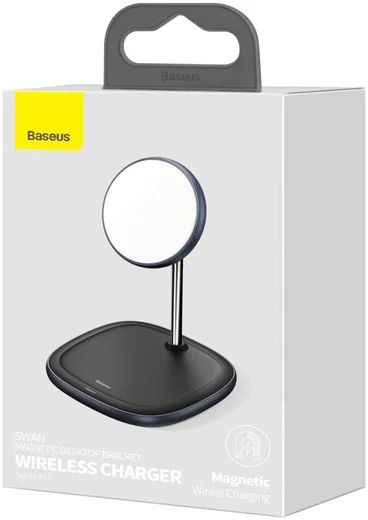 Baseus Bureau Houder Draadloos Opladen 15W voor Apple MagSafe Zwart afbeelding 22