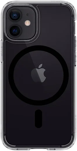 Spigen Ultra Hybrid iPhone 12/12 Pro Hoesje MagSafe Transparant/Zwart afbeelding 3