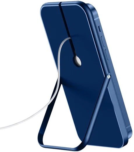 Verstelbare Opvouwbare Houder Standaard voor Apple MagSafe Blauw afbeelding 13