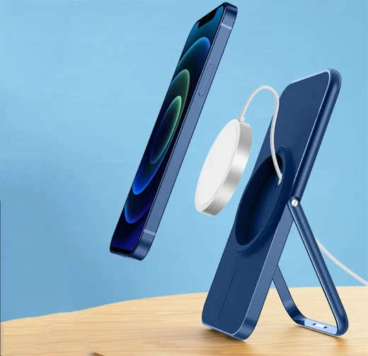 Verstelbare Opvouwbare Houder Standaard voor Apple MagSafe Blauw afbeelding 4