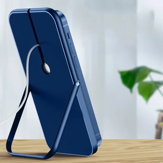 Verstelbare Opvouwbare Houder Standaard voor Apple MagSafe Blauw afbeelding 6