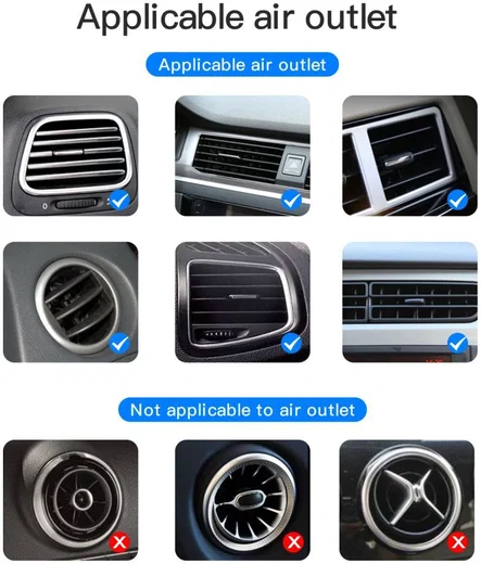 Telefoonhouder Ventilatierooster met MagSafe en 15W QI Opladen Wit afbeelding 11