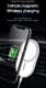 Telefoonhouder Ventilatierooster met MagSafe en 15W QI Opladen Wit afbeelding 8