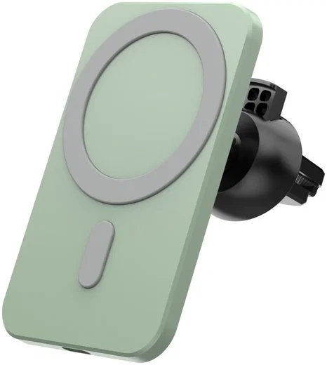 Telefoonhouder Ventilatierooster / Dashboard voor MagSafe 15W Groen afbeelding 1