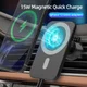 Telefoonhouder Ventilatierooster / Dashboard voor MagSafe 15W Groen afbeelding 2