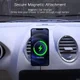 Ventilatierooster Telefoonhouder voor MagSafe met 15W QI Opladen Zwart afbeelding 2