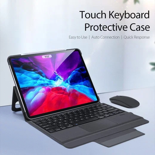 Dux Ducis Apple iPad Pro 12.9 (2018/2020) Hoes Bluetooth Toetsenbord afbeelding 10