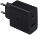 Originele Samsung 35W Power Adapter Duo USB-C / USB-A Snellader Zwart afbeelding 1