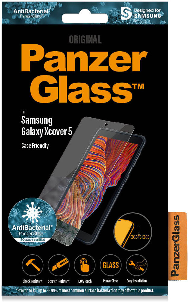 PanzerGlass Samsung Galaxy Xcover 5 Screen Protector Antibacterieel afbeelding 9