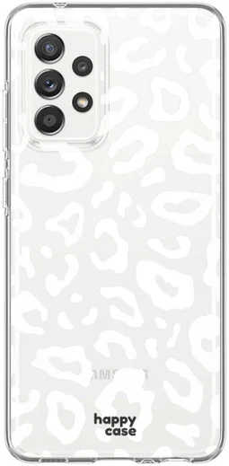 HappyCase Samsung Galaxy A52 / A52S Hoesje Flexibel TPU Luipaard afbeelding 13