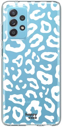 HappyCase Samsung Galaxy A52 / A52S Hoesje Flexibel TPU Luipaard afbeelding 1