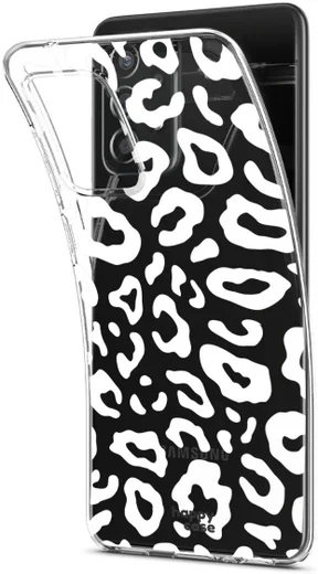 HappyCase Samsung Galaxy A52 / A52S Hoesje Flexibel TPU Luipaard afbeelding 2