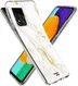 HappyCase Samsung Galaxy A52 / A52S Hoesje Flexibel TPU Wit Marmer afbeelding 9