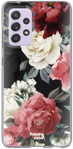 HappyCase Samsung Galaxy A52 / A52S Hoesje Flexibel TPU Rozen afbeelding 9