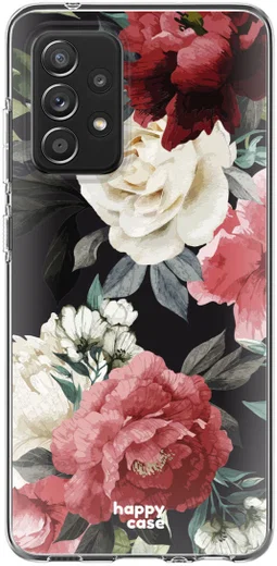 HappyCase Samsung Galaxy A52 / A52S Hoesje Flexibel TPU Rozen afbeelding 4