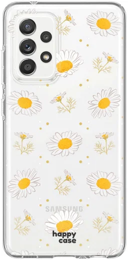 HappyCase Samsung Galaxy A52 / A52S Hoesje Flexibel TPU Bloemen afbeelding 10