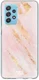 HappyCase Samsung Galaxy A52 / A52S Hoesje Flexibel TPU Pink Marmer afbeelding 1