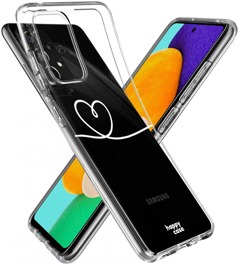 HappyCase Samsung Galaxy A52 / A52S Hoesje Flexibel TPU Hartje afbeelding 9