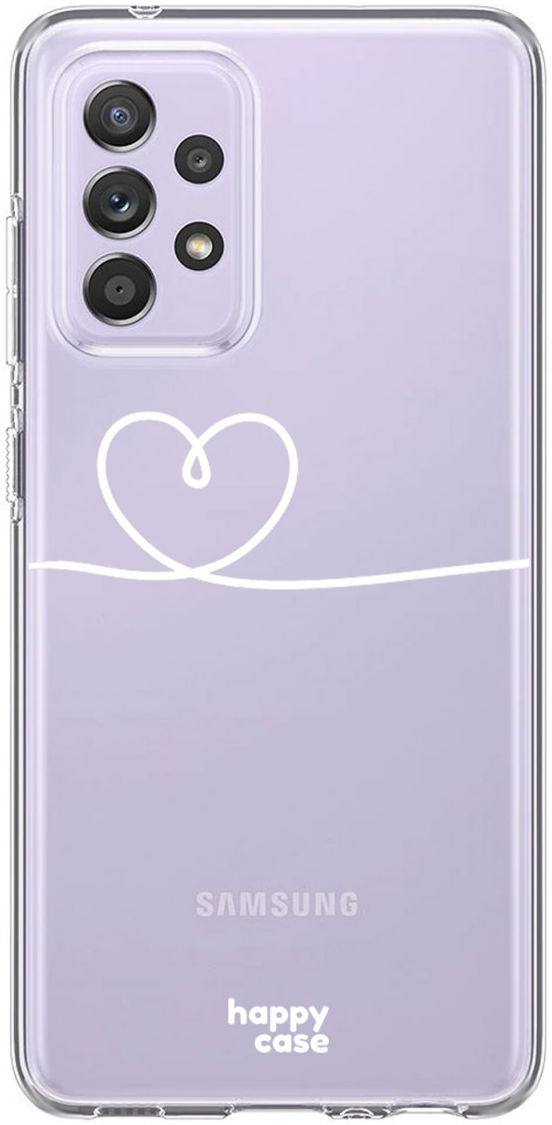 HappyCase Samsung Galaxy A52 / A52S Hoesje Flexibel TPU Hartje afbeelding 6