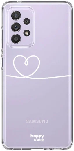 HappyCase Samsung Galaxy A52 / A52S Hoesje Flexibel TPU Hartje afbeelding 6