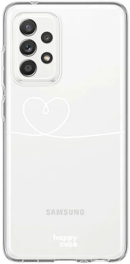 HappyCase Samsung Galaxy A52 / A52S Hoesje Flexibel TPU Hartje afbeelding 10