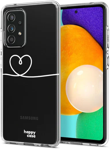 HappyCase Samsung Galaxy A52 / A52S Hoesje Flexibel TPU Hartje afbeelding 8