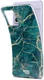 HappyCase Samsung Galaxy A72 Hoesje Flexibel TPU Aqua Marmer Print afbeelding 2