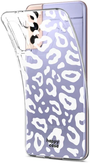 HappyCase Samsung Galaxy S21 Hoesje Flexibel TPU Luipaard Print afbeelding 9